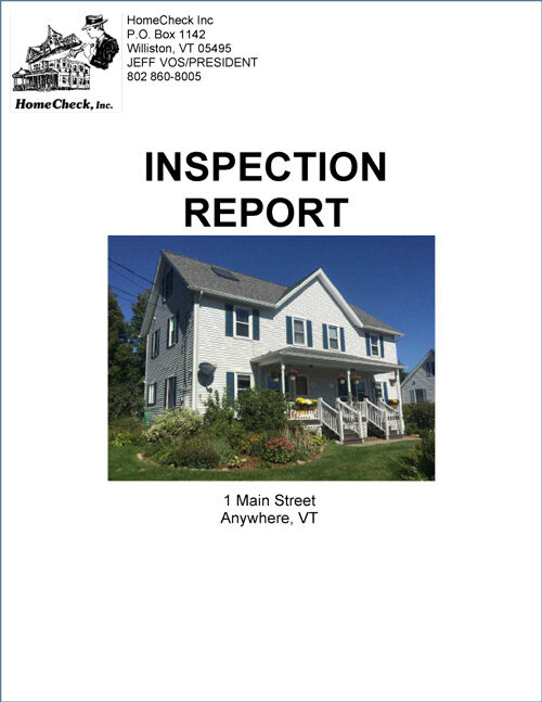 Vermont Home Inspection Report